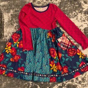 Wildflower Dress Sz 12 like new! Paris and poodles